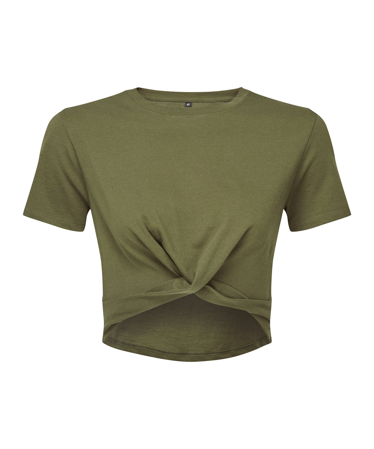 Women's TriDri® twist crop top - Olive