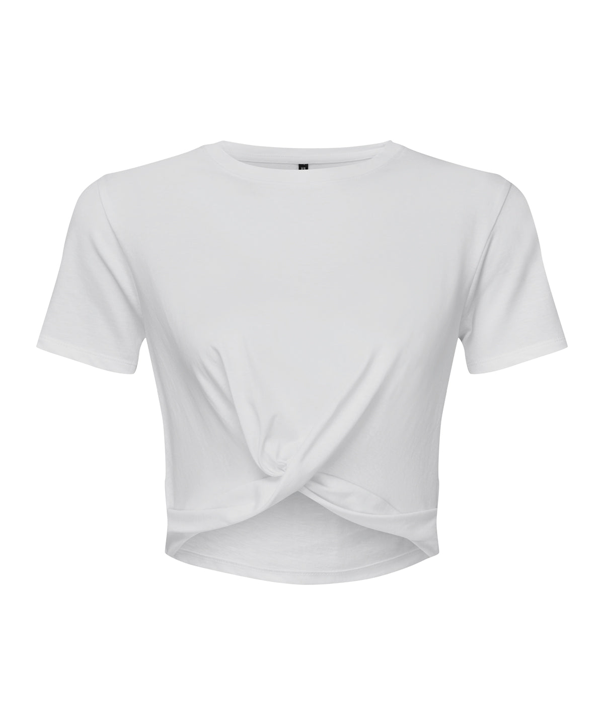 Women's TriDri® twist crop top - White