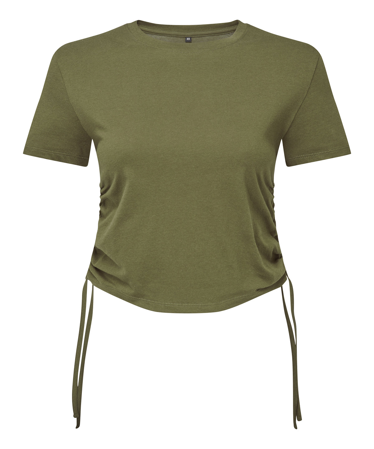 Women's TriDri® ruched crop top - Olive
