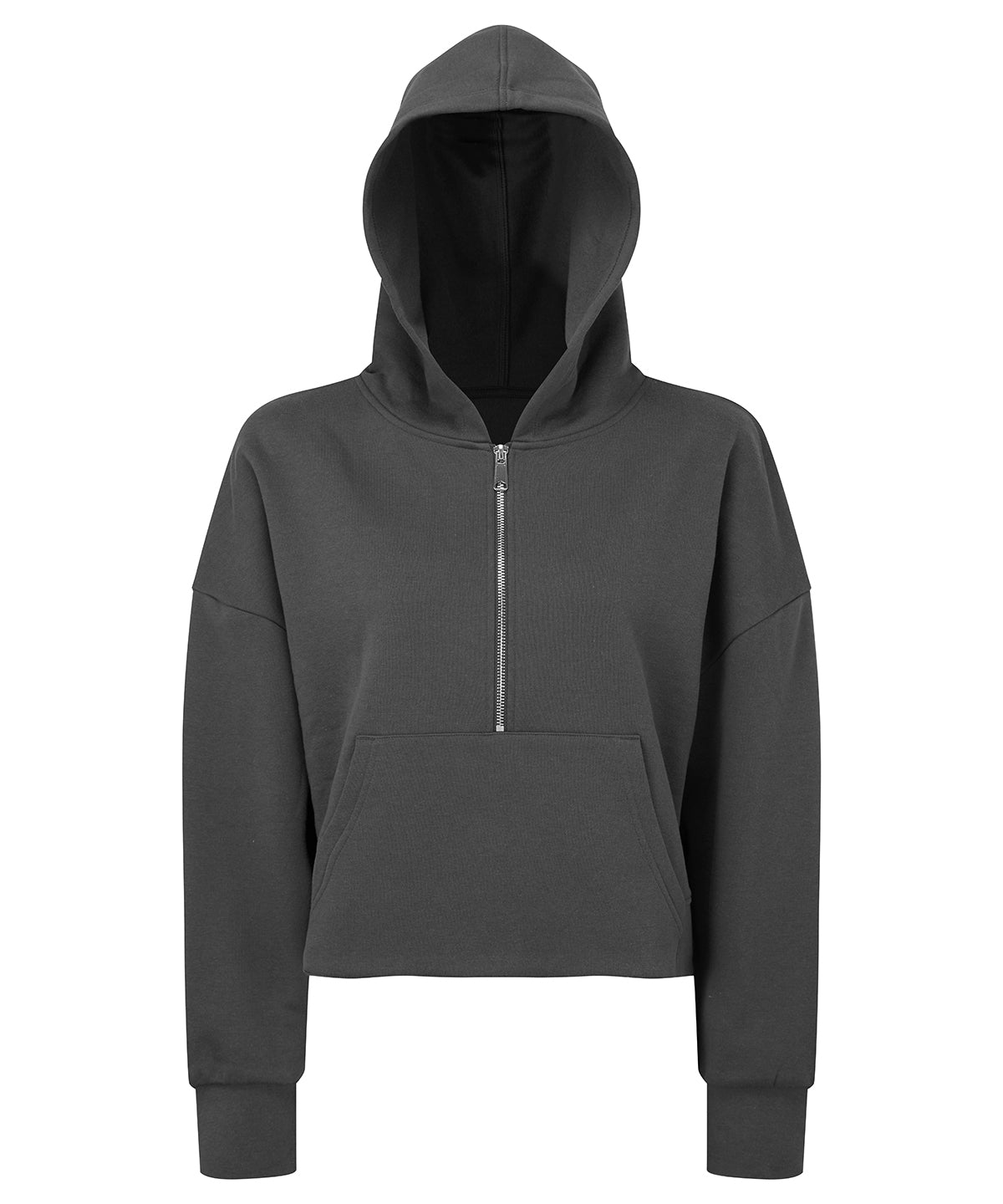 Women's TriDri® half zip hoodie - Charcoal