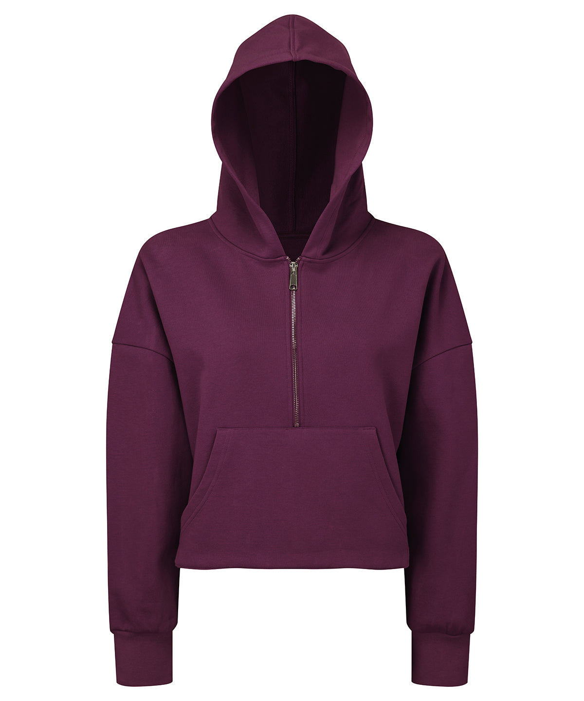 Women's TriDri® half zip hoodie - Mulberry