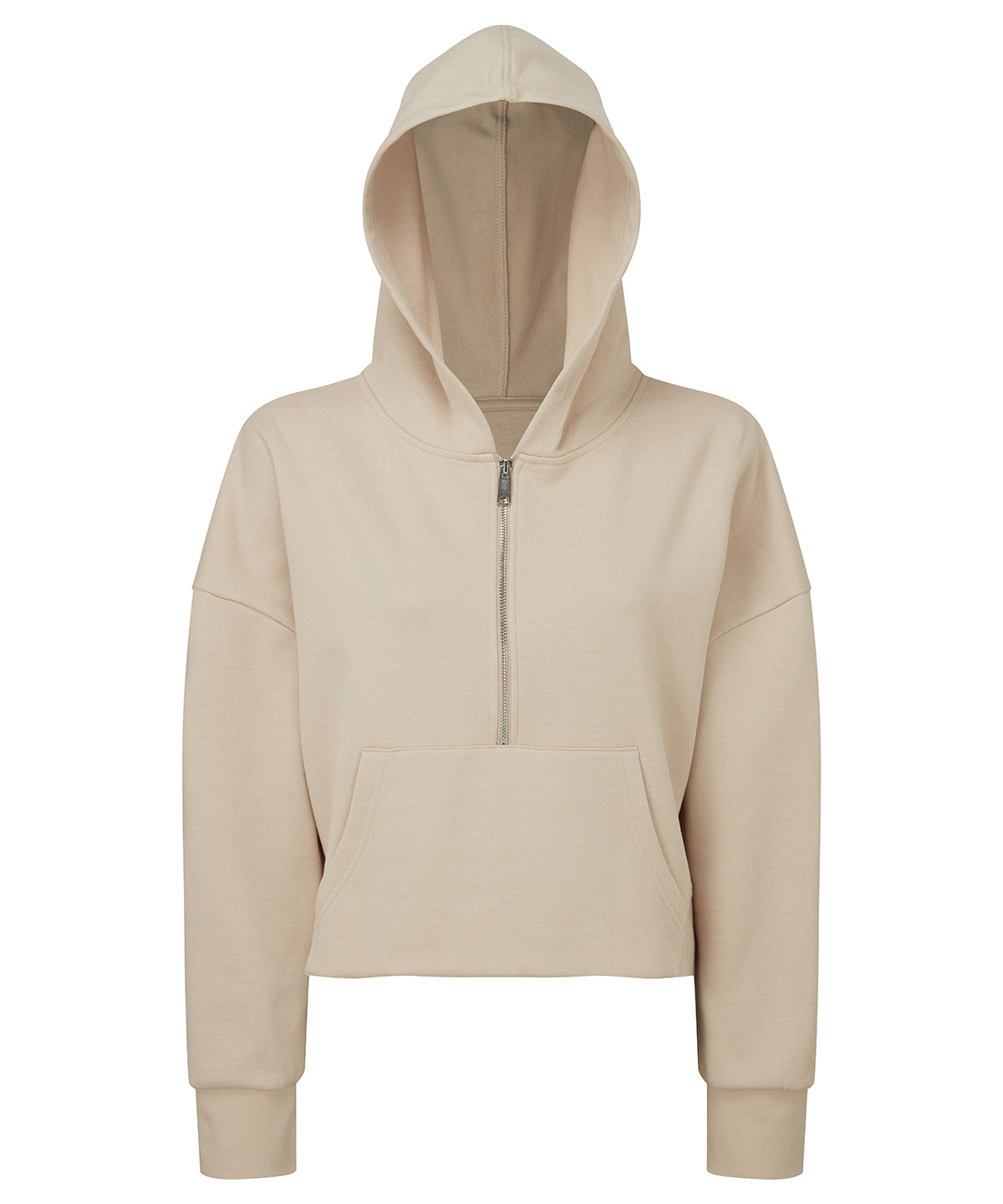 Women's TriDri® half zip hoodie - Nude