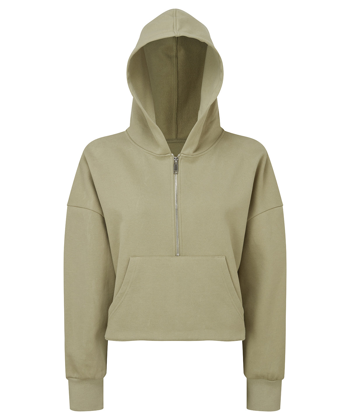 Women's TriDri® half zip hoodie - Sage Green