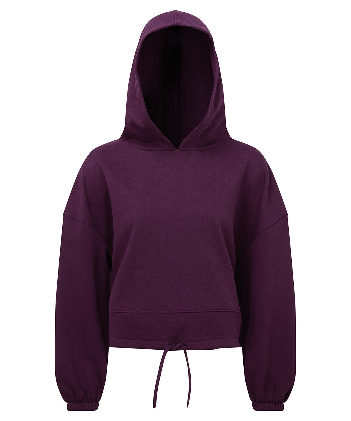 Women's TriDri® cropped oversize hoodie - Mulberry