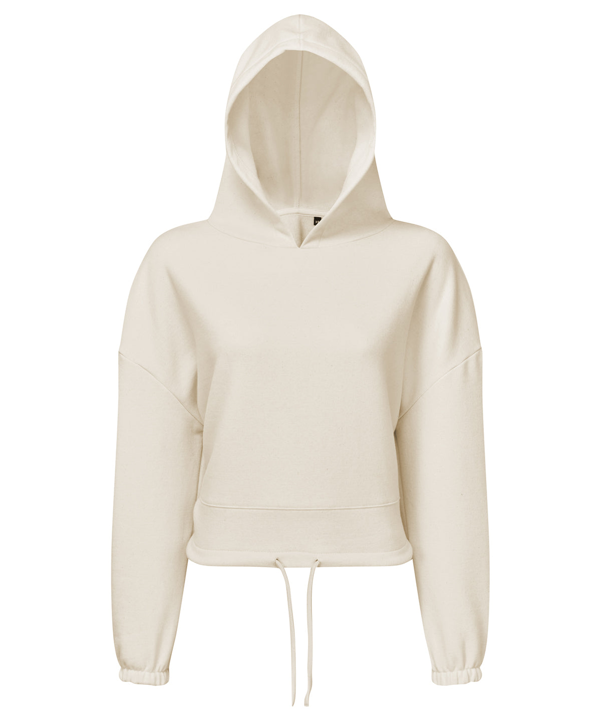 Women's TriDri® cropped oversize hoodie - Natural