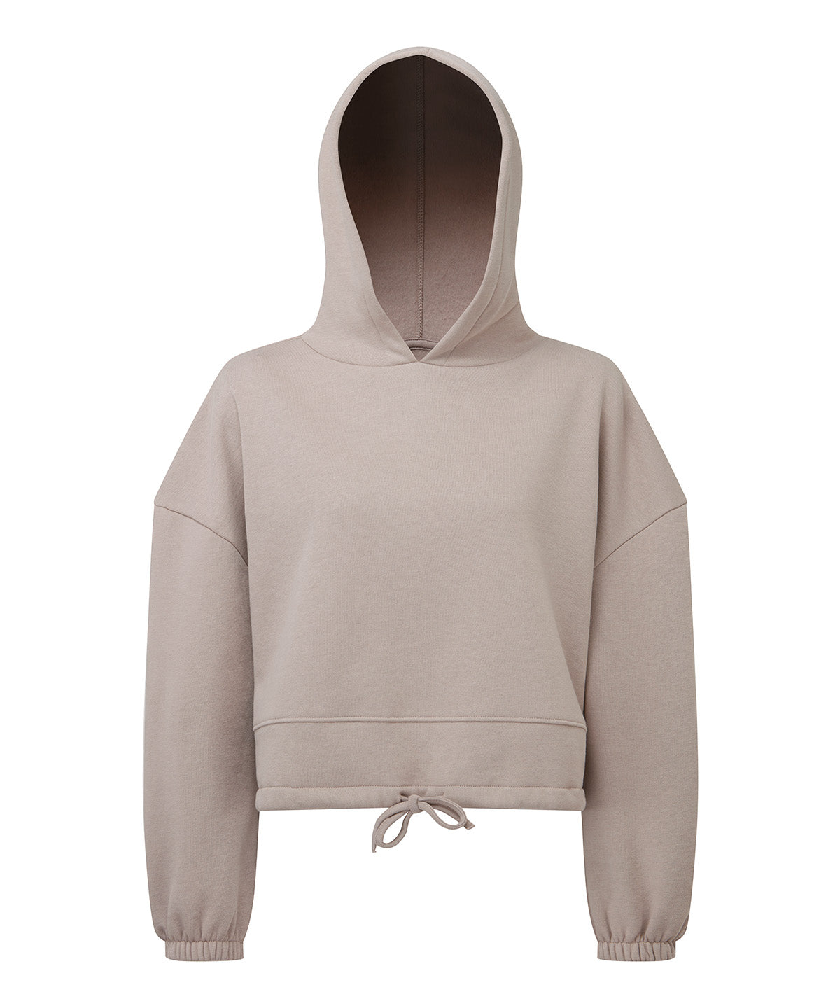 Women's TriDri® cropped oversize hoodie - Stone