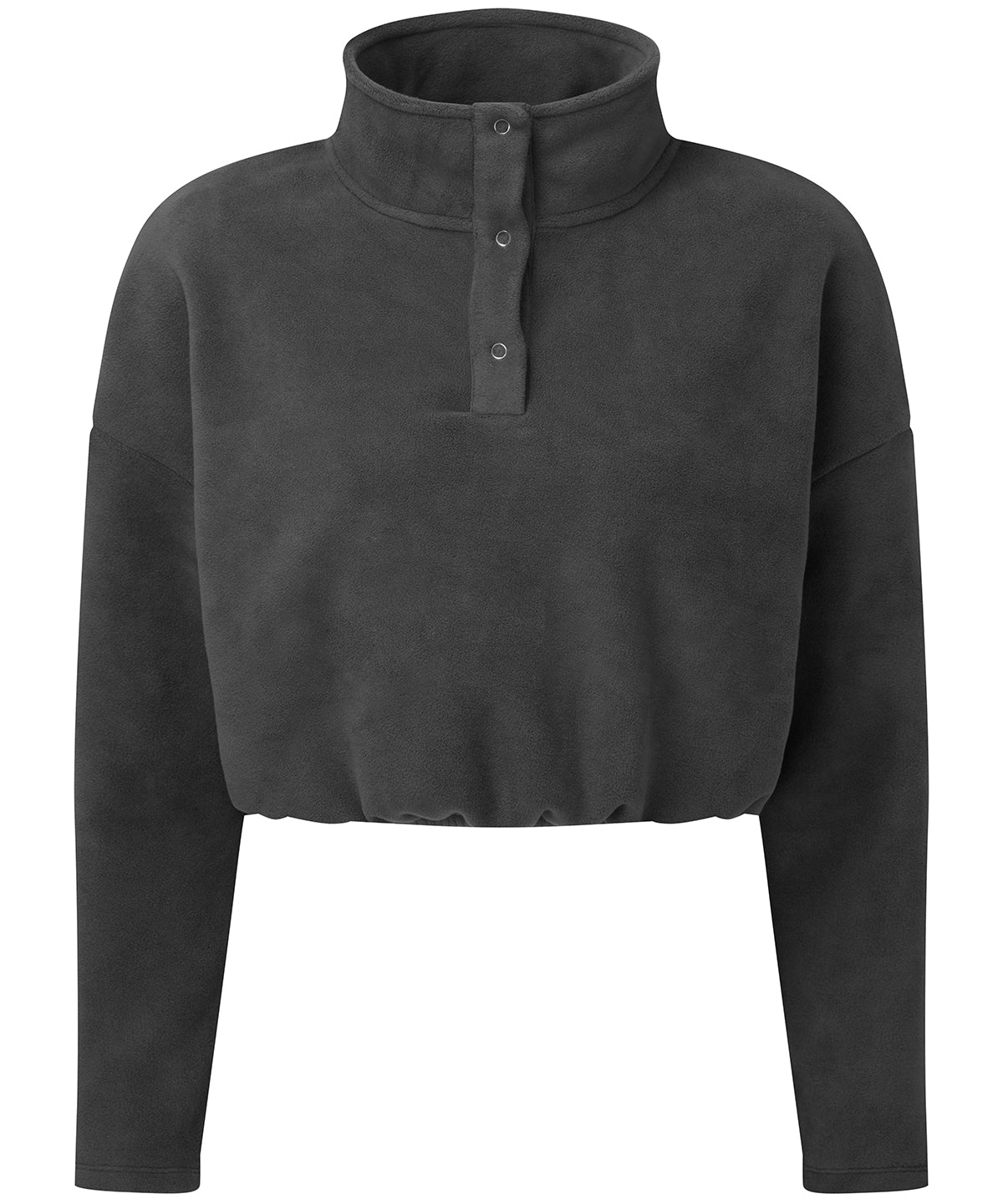 Women's TriDri® cropped fleece - Charcoal