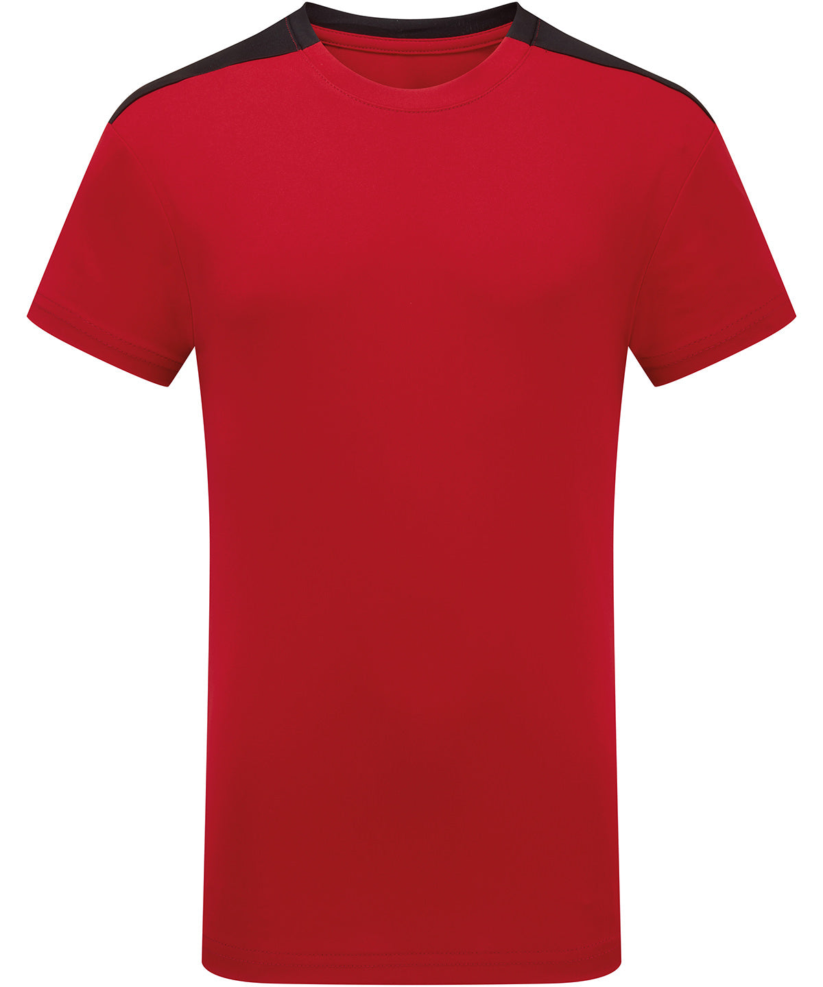 Kids TriDri® contrast performance t-shirt - Fire Red/Black