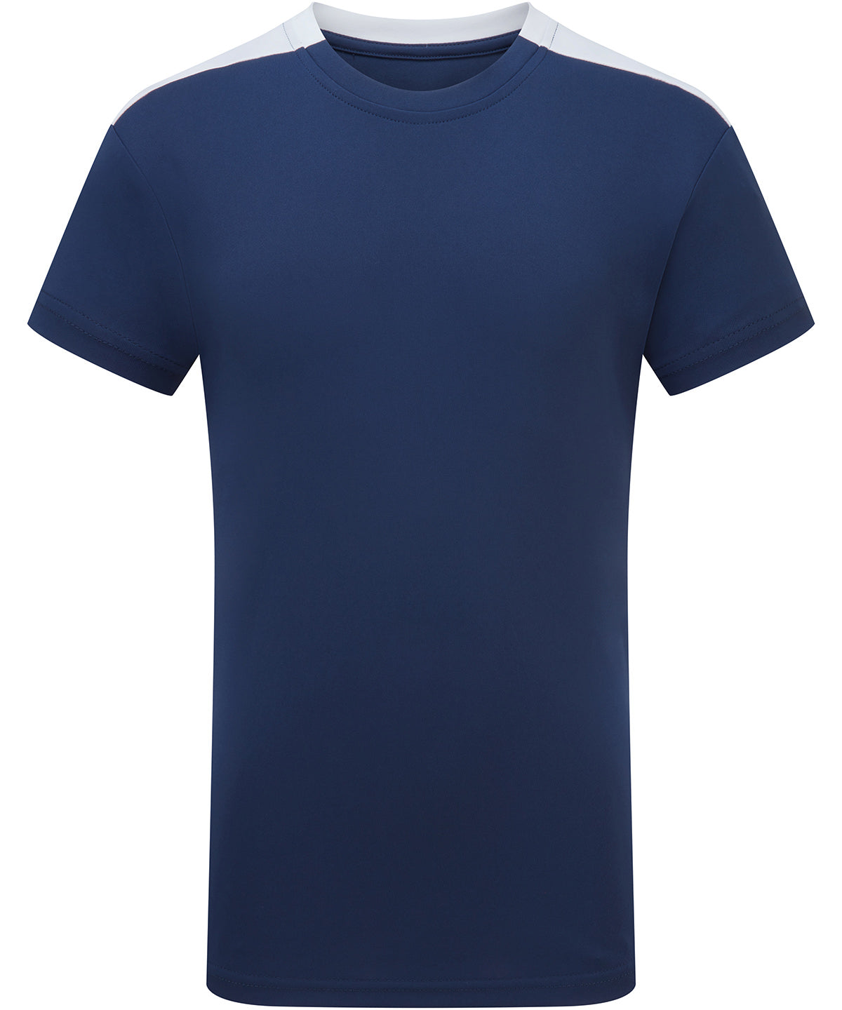 Kids TriDri® contrast performance t-shirt - Navy/White