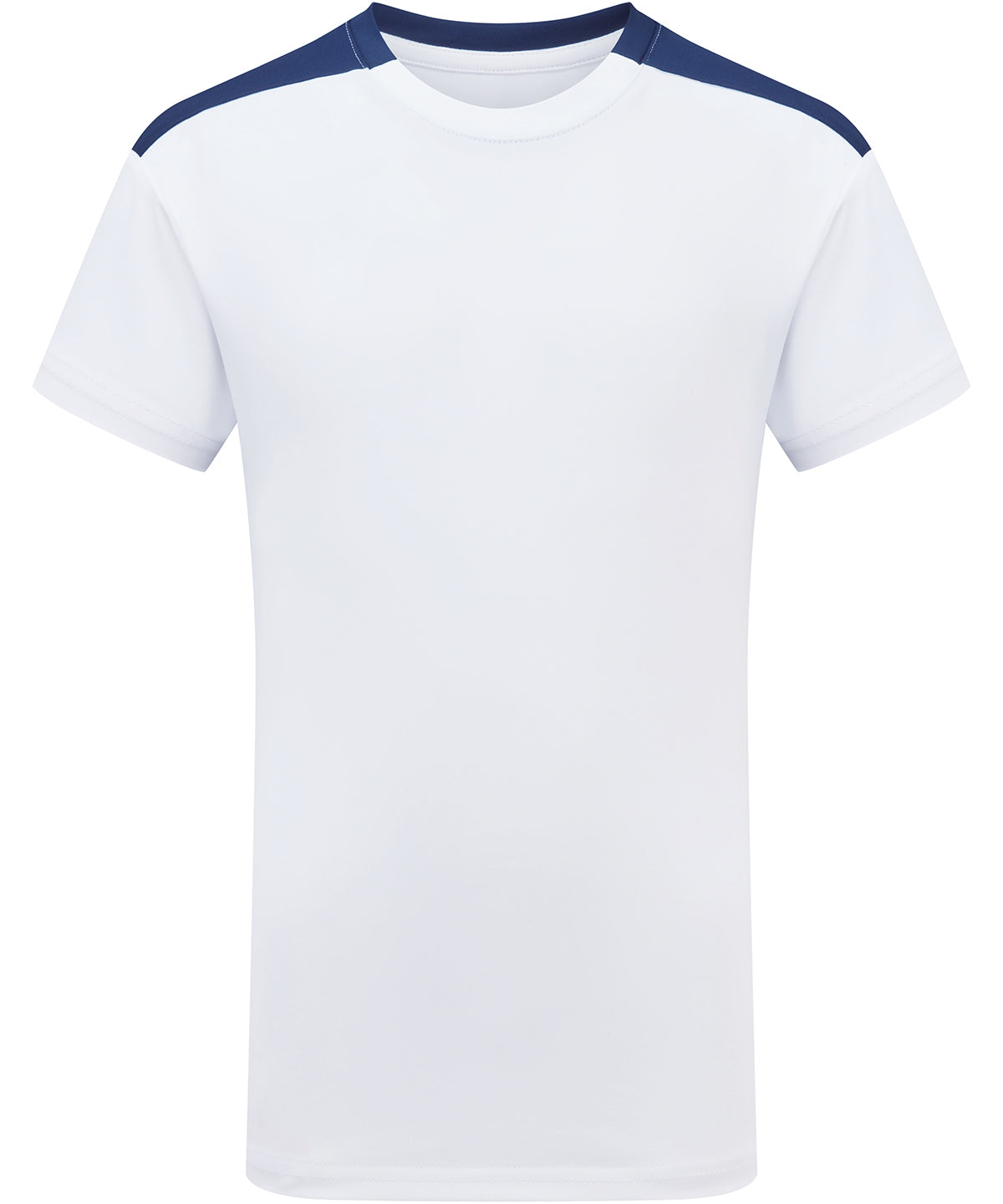 Kids TriDri® contrast performance t-shirt - White/Navy