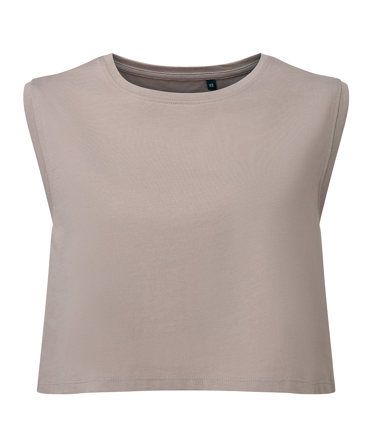 Women's TriDri® organic crop tank - Stone