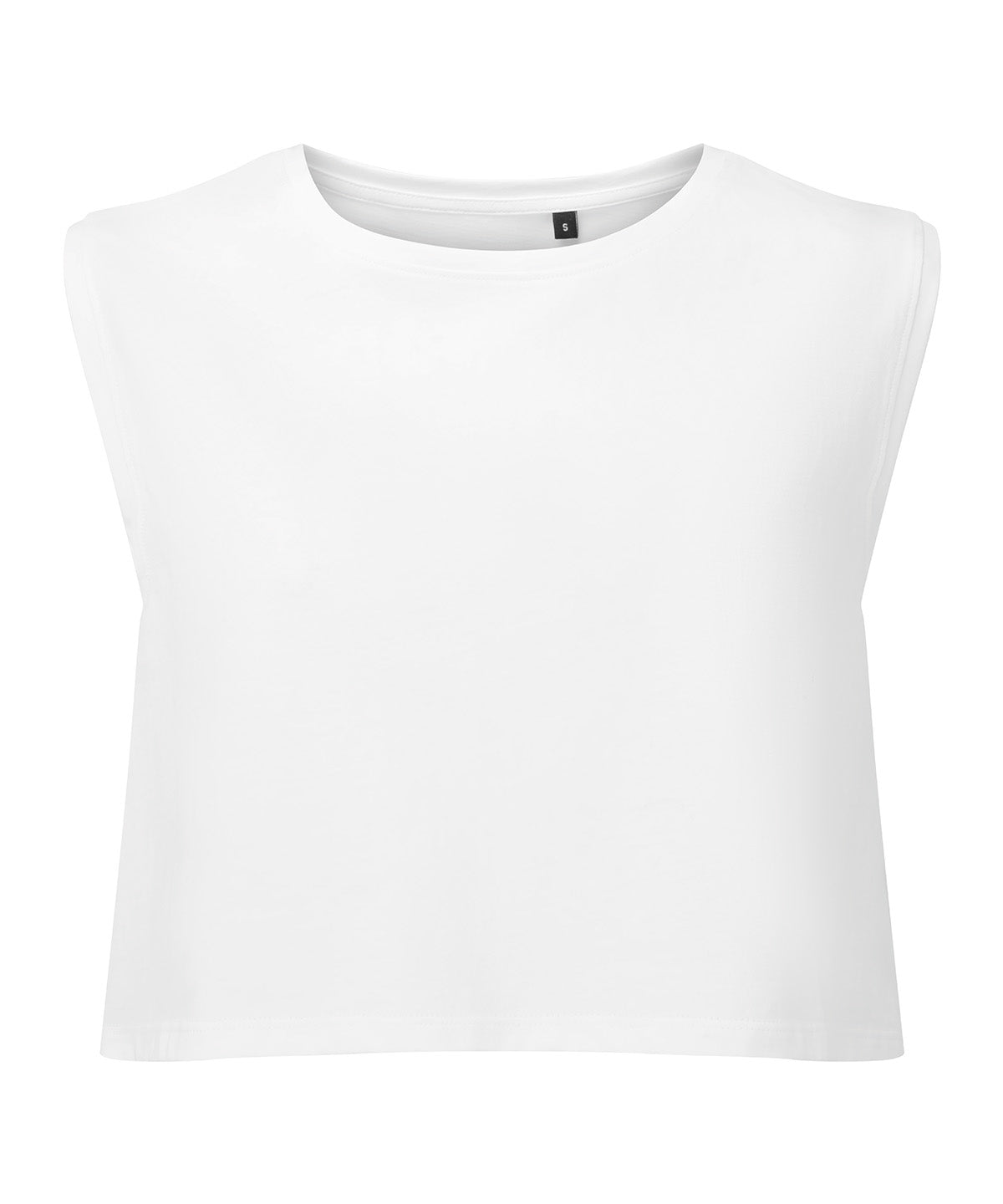 Women's TriDri® organic crop tank - White