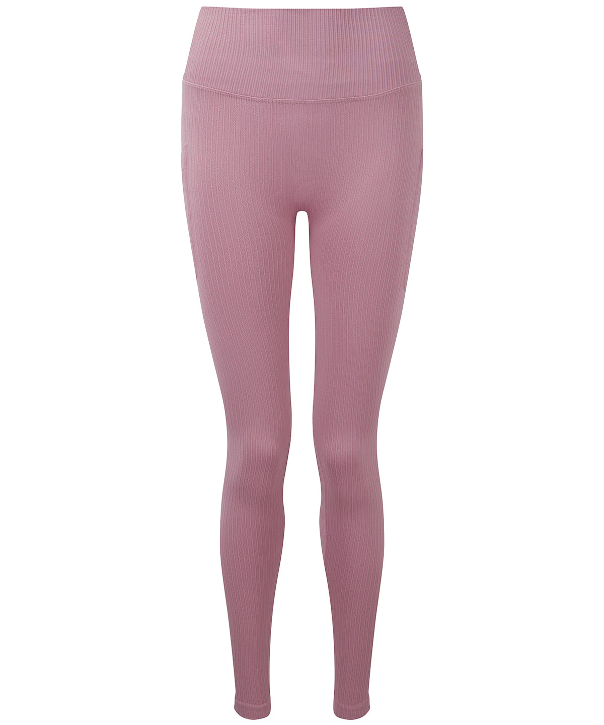 Women's TriDri® ribbed seamless multi-sport leggings - Mauve