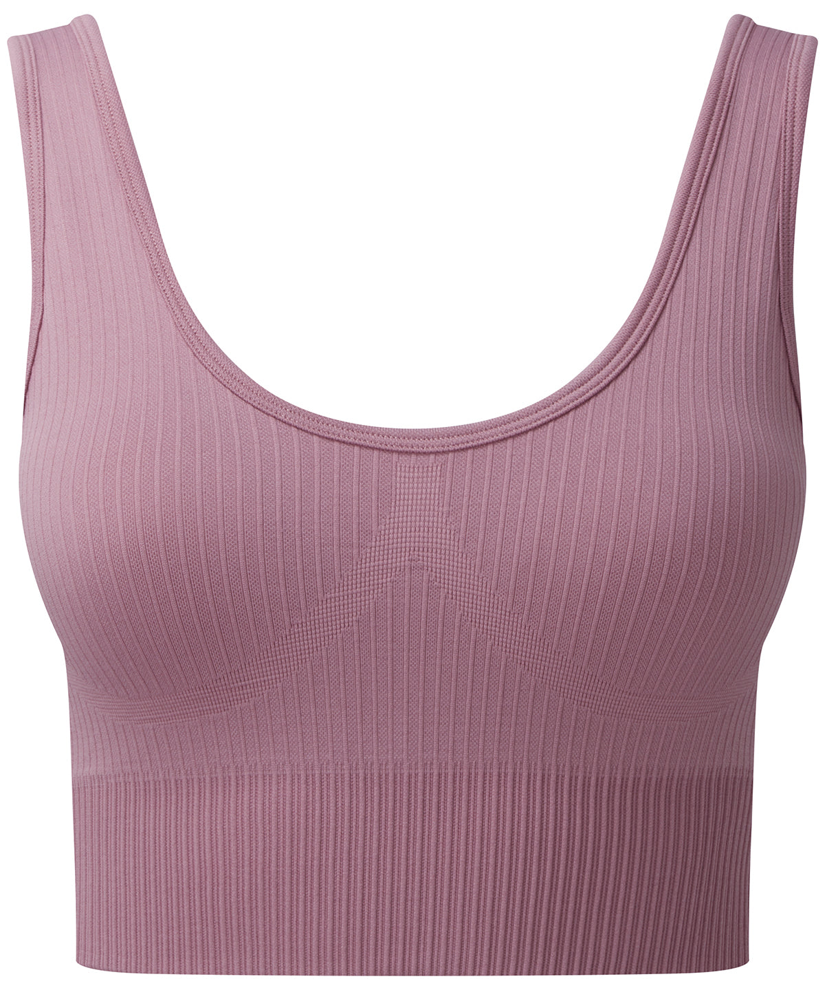 Tridri® ribbed seamless multi-sport bra - Mauve
