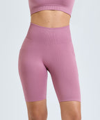 Women's TriDri® ribbed seamless 3D fit" cycle shorts"