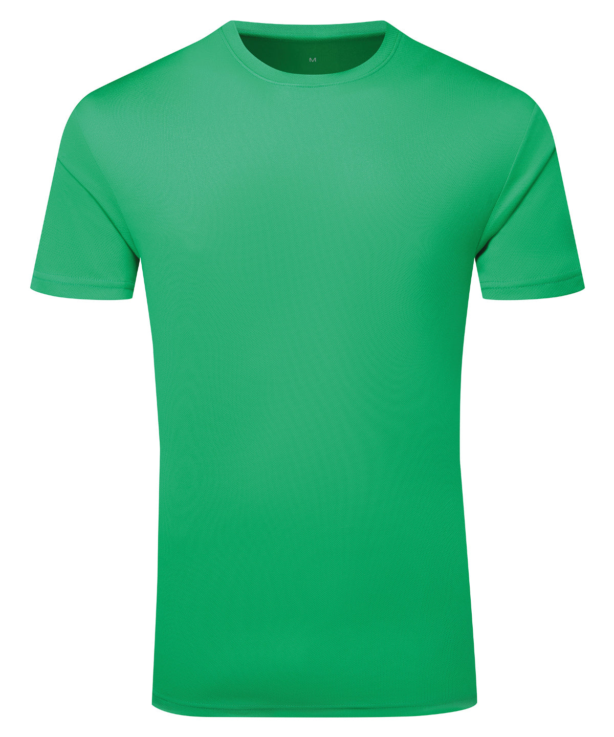 Tridri® ion-charge recycled textured tee - Bright Kelly