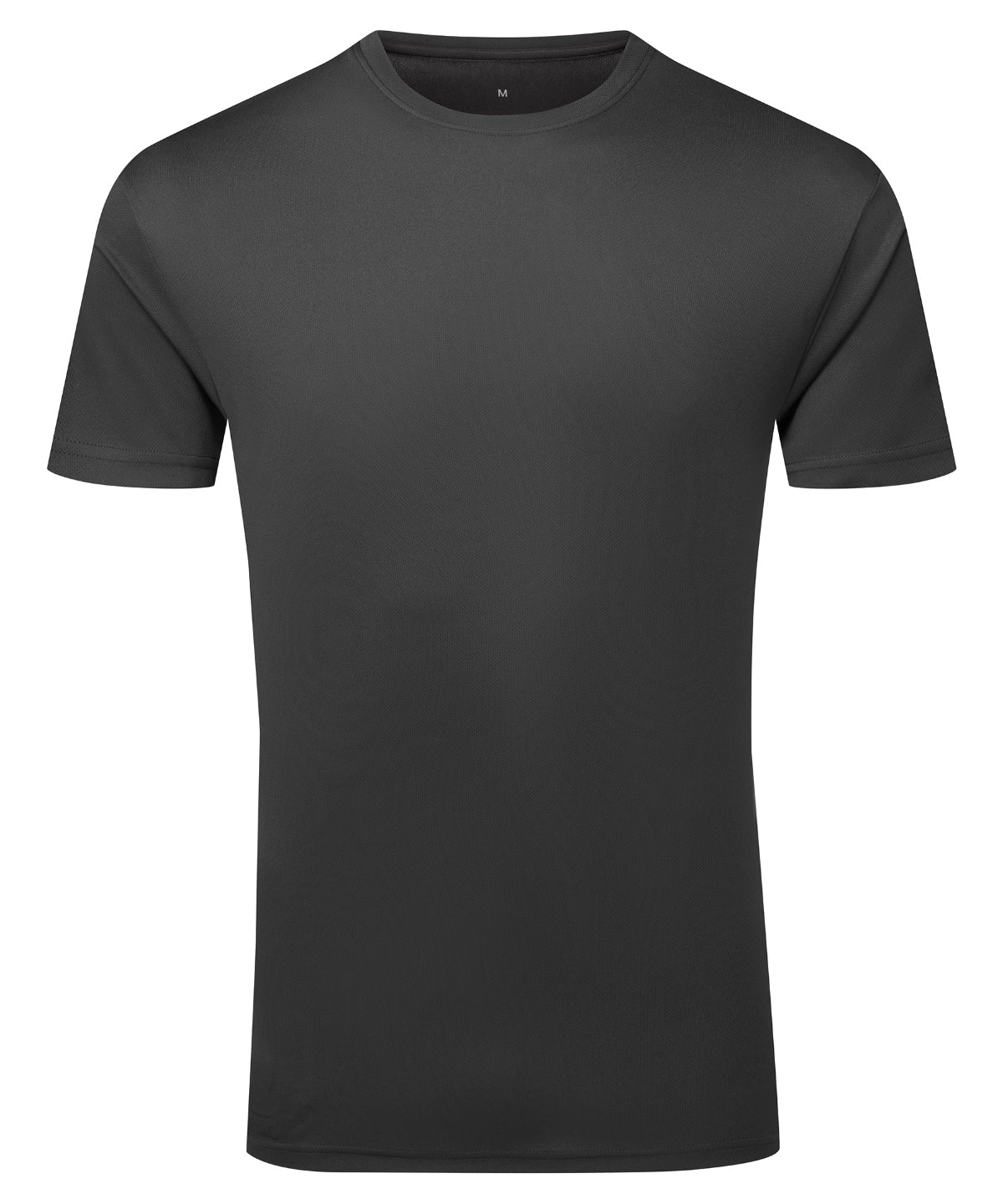 Tridri® ion-charge recycled textured tee - Charcoal
