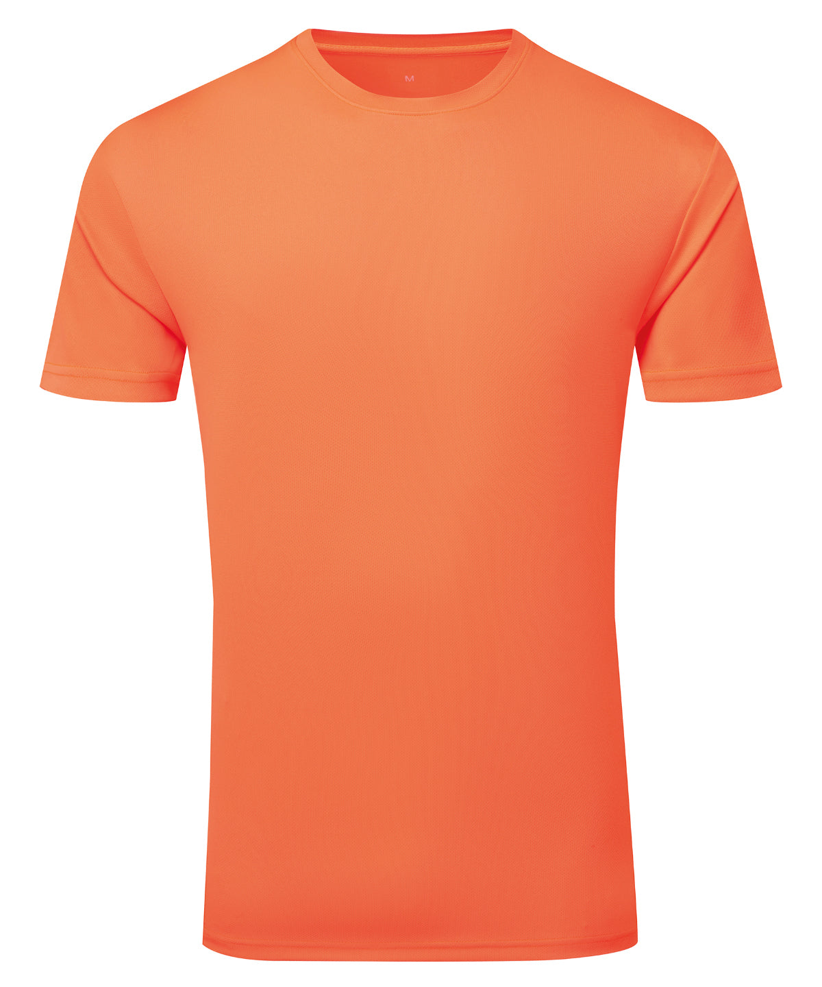 Tridri® ion-charge recycled textured tee - Lightning Orange