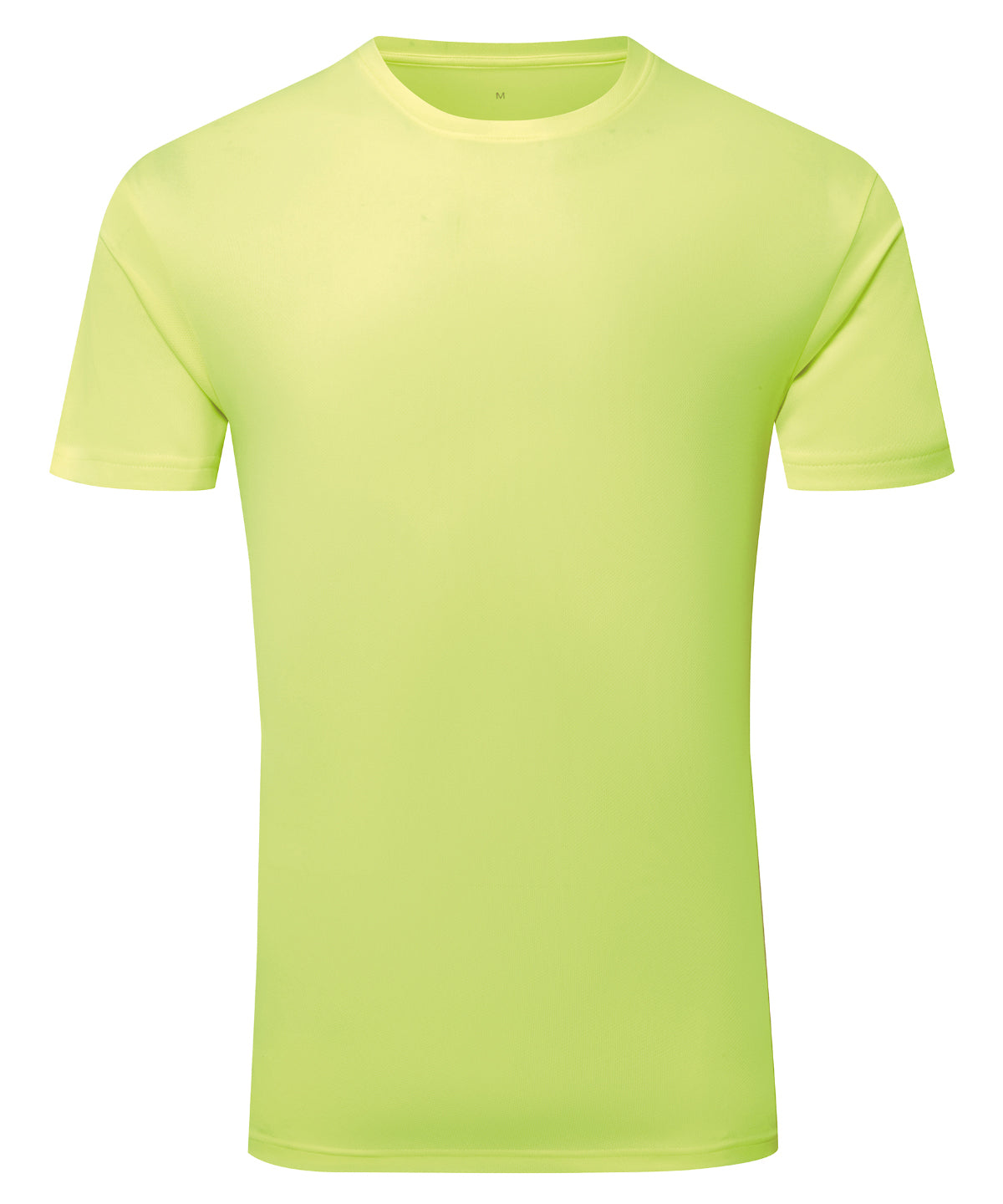 Tridri® ion-charge recycled textured tee - Lightning Yellow
