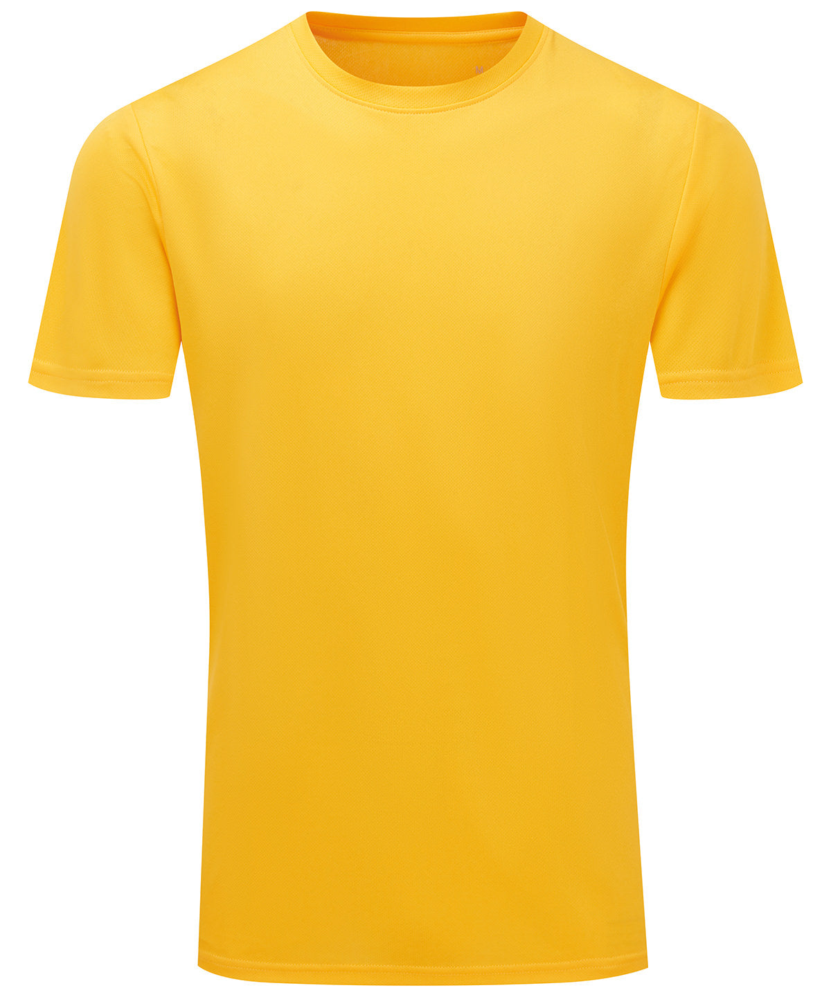 Tridri® ion-charge recycled textured tee - Sun Yellow