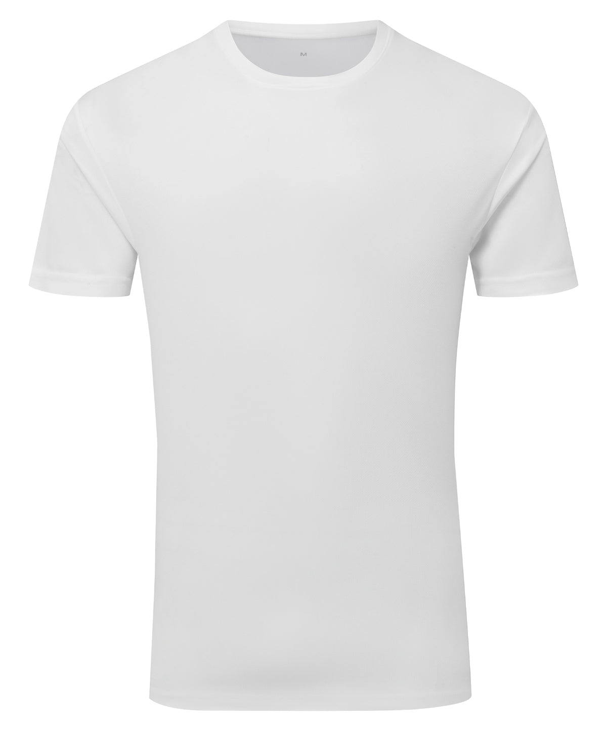 Tridri® ion-charge recycled textured tee - White