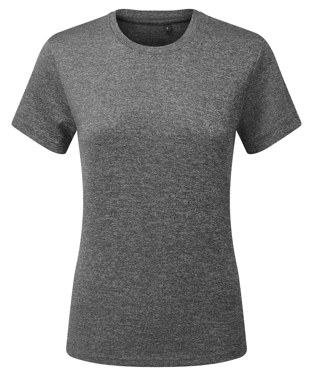 Women’s TriDri® ion-charge recycled textured tee - Black Melange