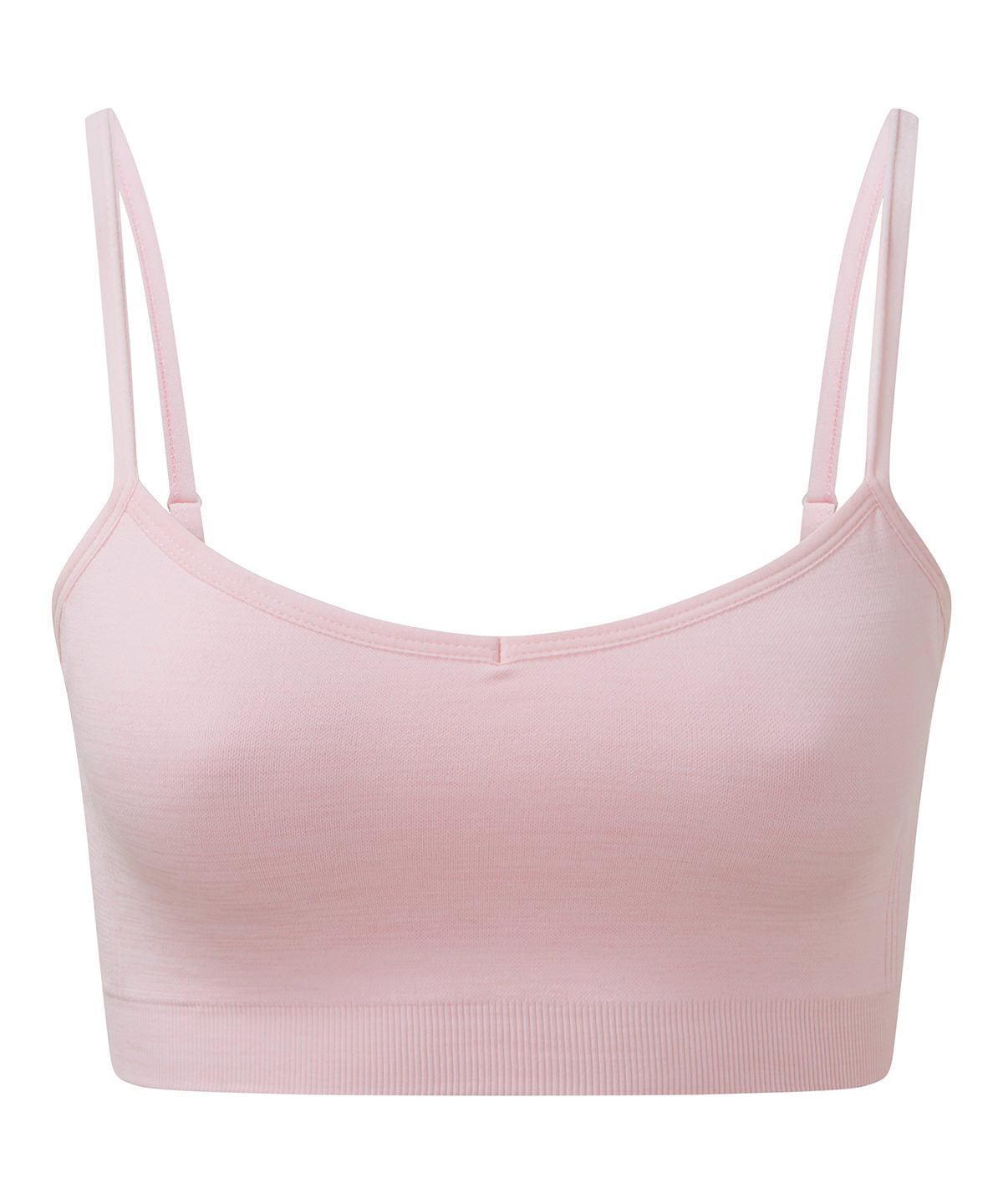 Women's TriDri® recycled seamless ''3D fit'' multi-sport flex bra - Light Pink Melange