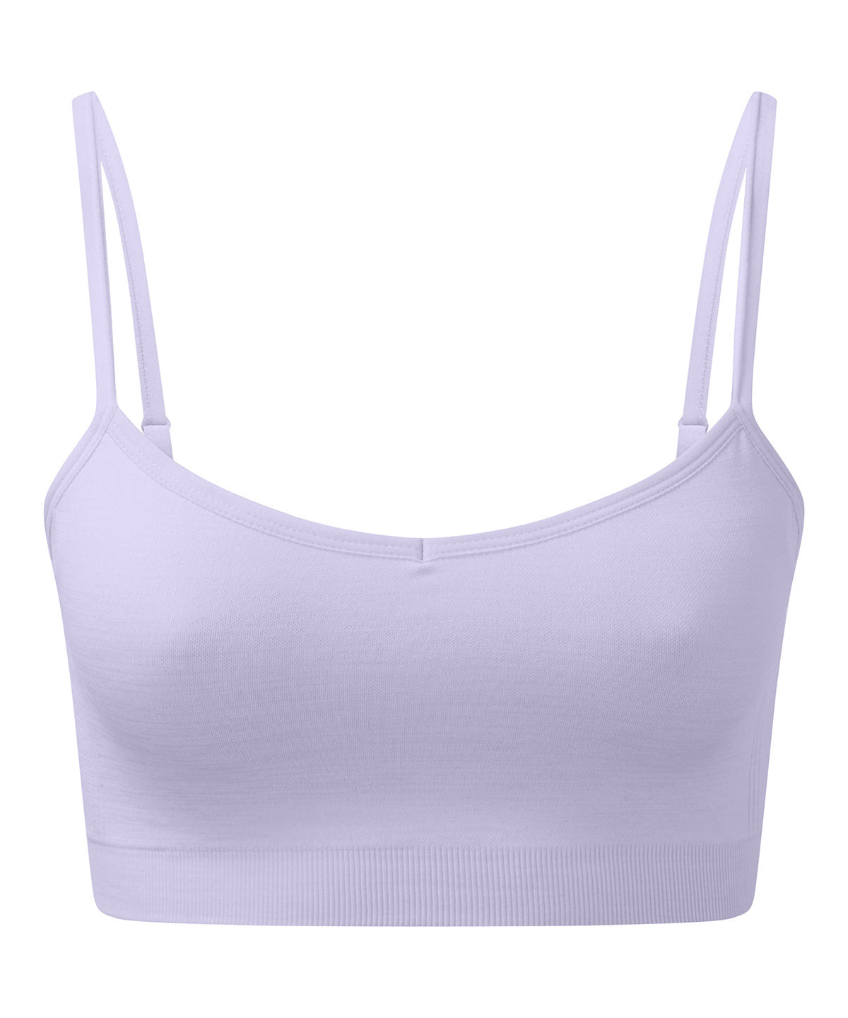 Women's TriDri® recycled seamless ''3D fit'' multi-sport flex bra - Lilac Melange