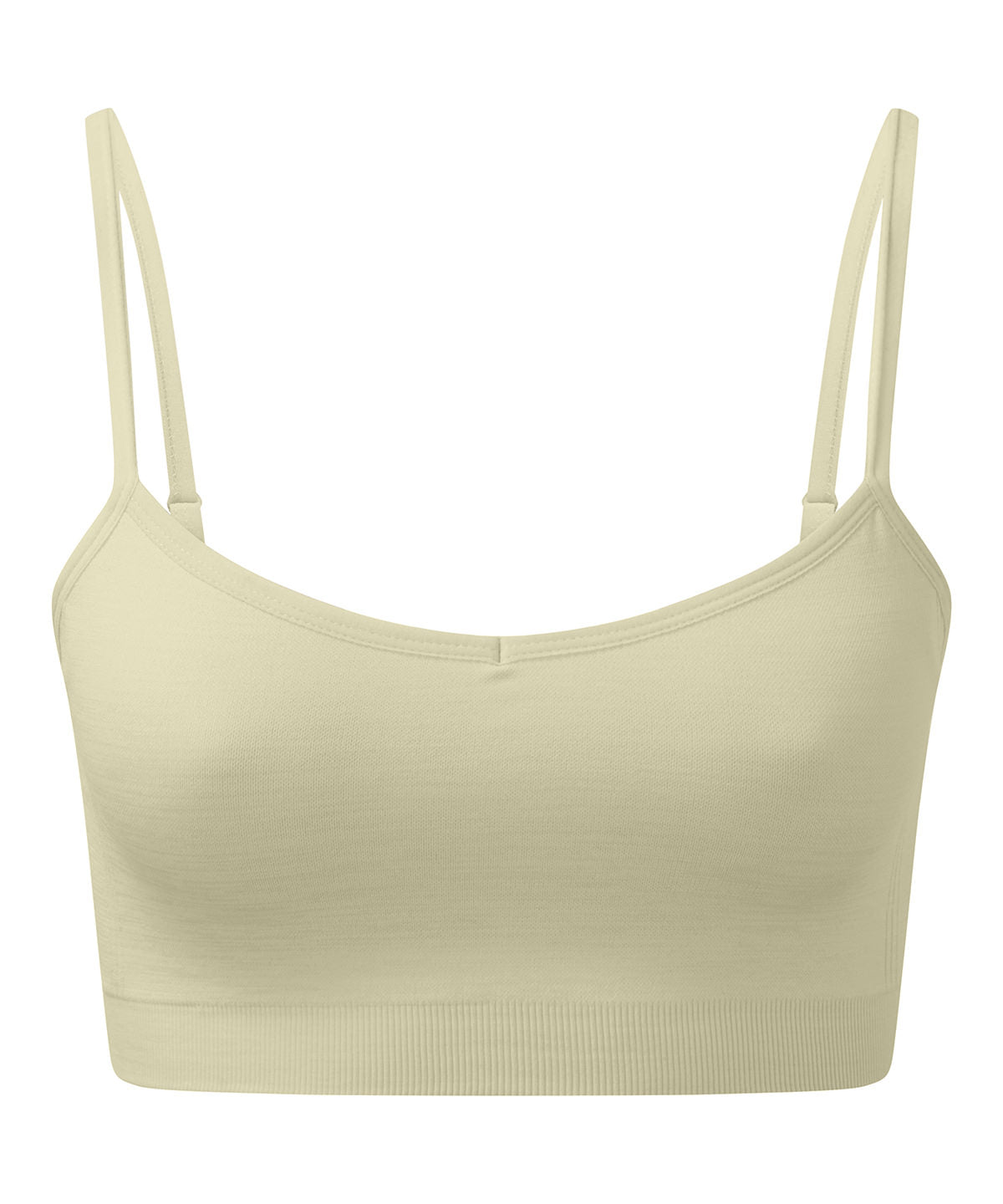 Women's TriDri® recycled seamless ''3D fit'' multi-sport flex bra - Sage Green Melange