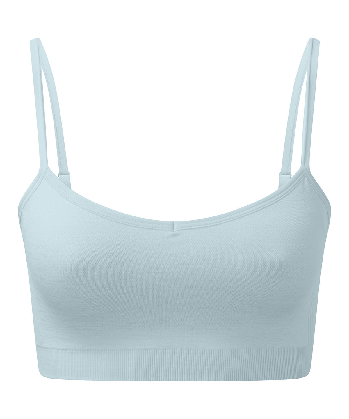Women's TriDri® recycled seamless ''3D fit'' multi-sport flex bra - Sky Blue Melange