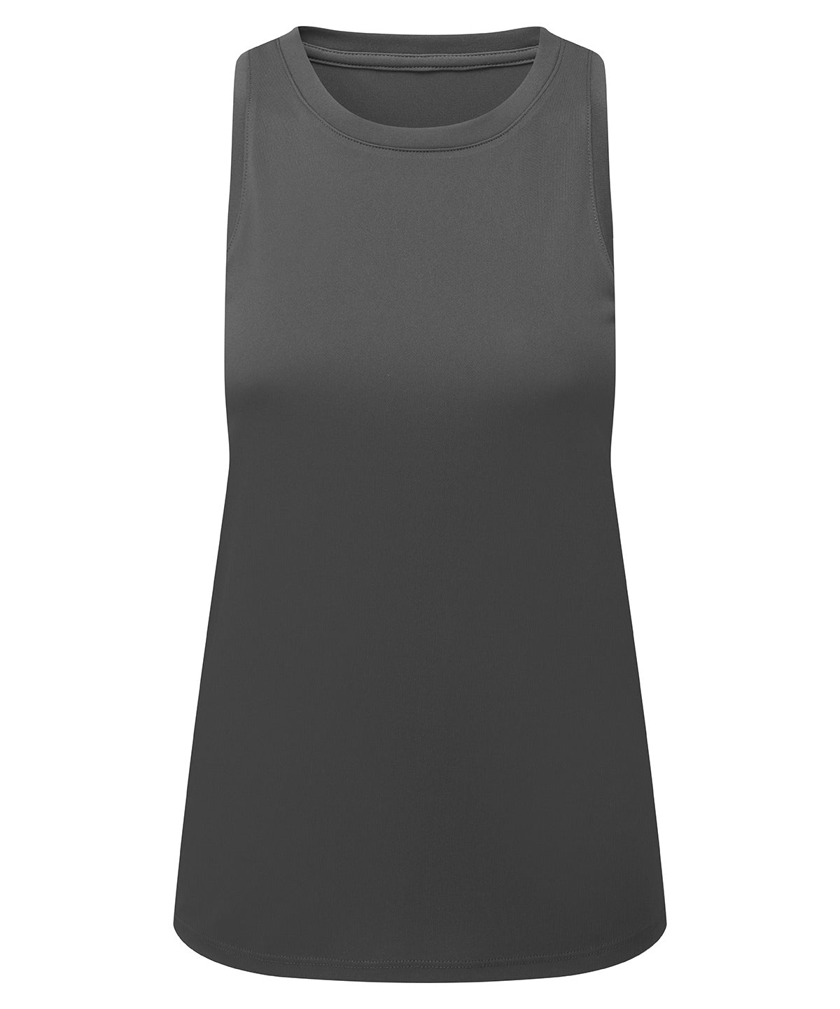 Women's TriDri ion-charge easy fit tank top - Charcoal