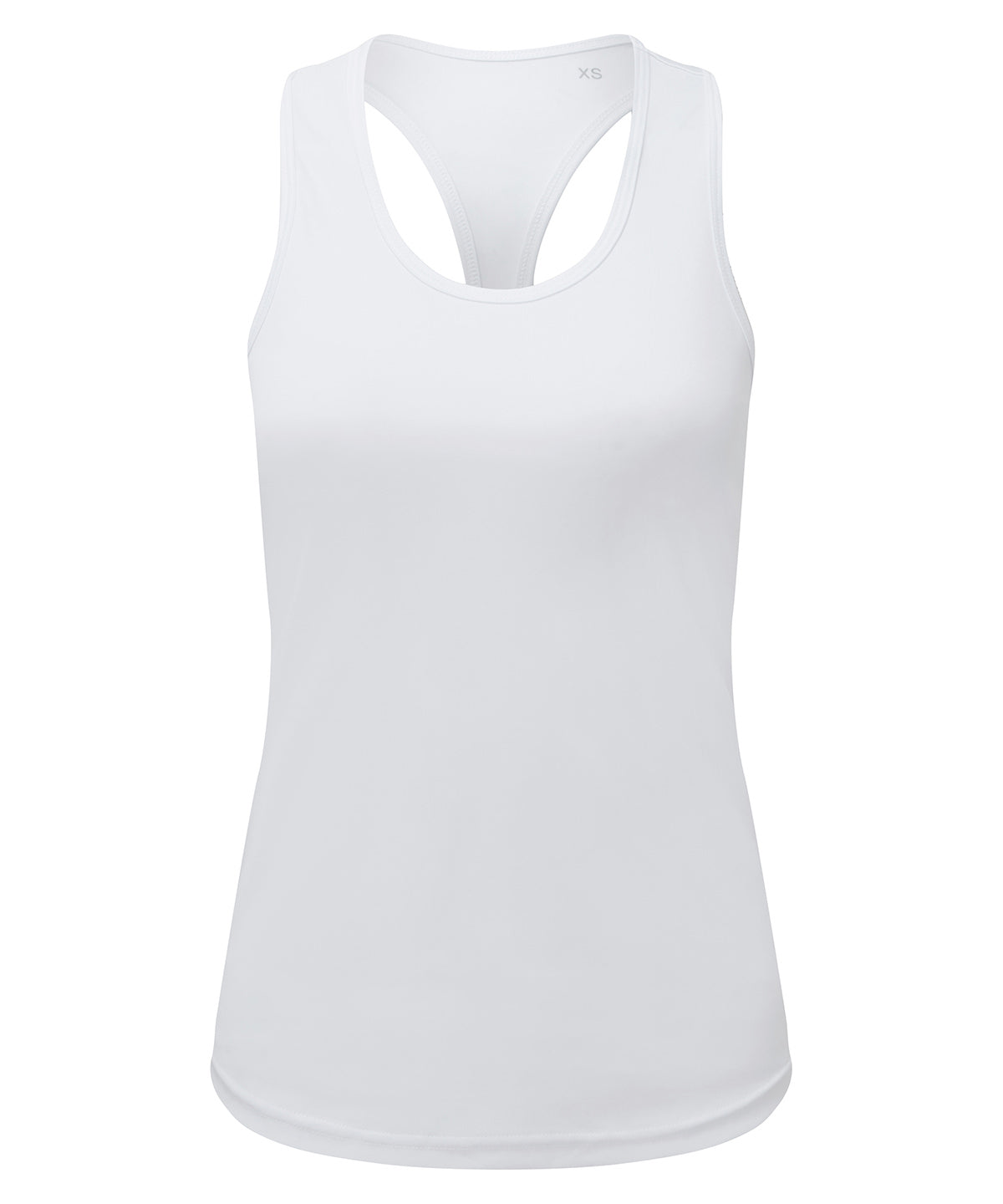 Women's TriDri® recycled performance slim racer back vest - White