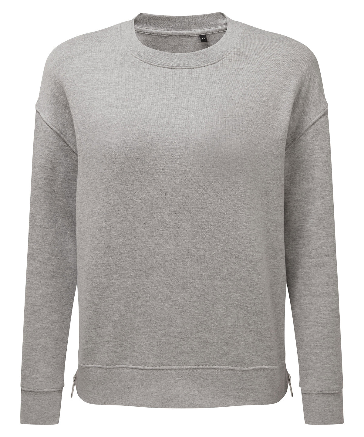 Women's TriDri® recycled chill zip sweatshirt - Heather Grey
