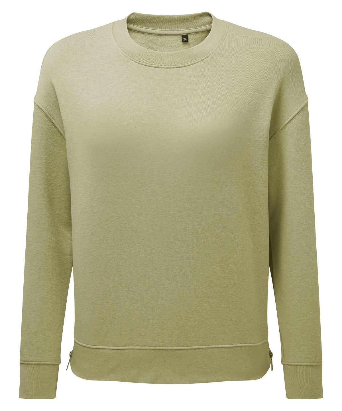 Women's TriDri® recycled chill zip sweatshirt - Sage Green
