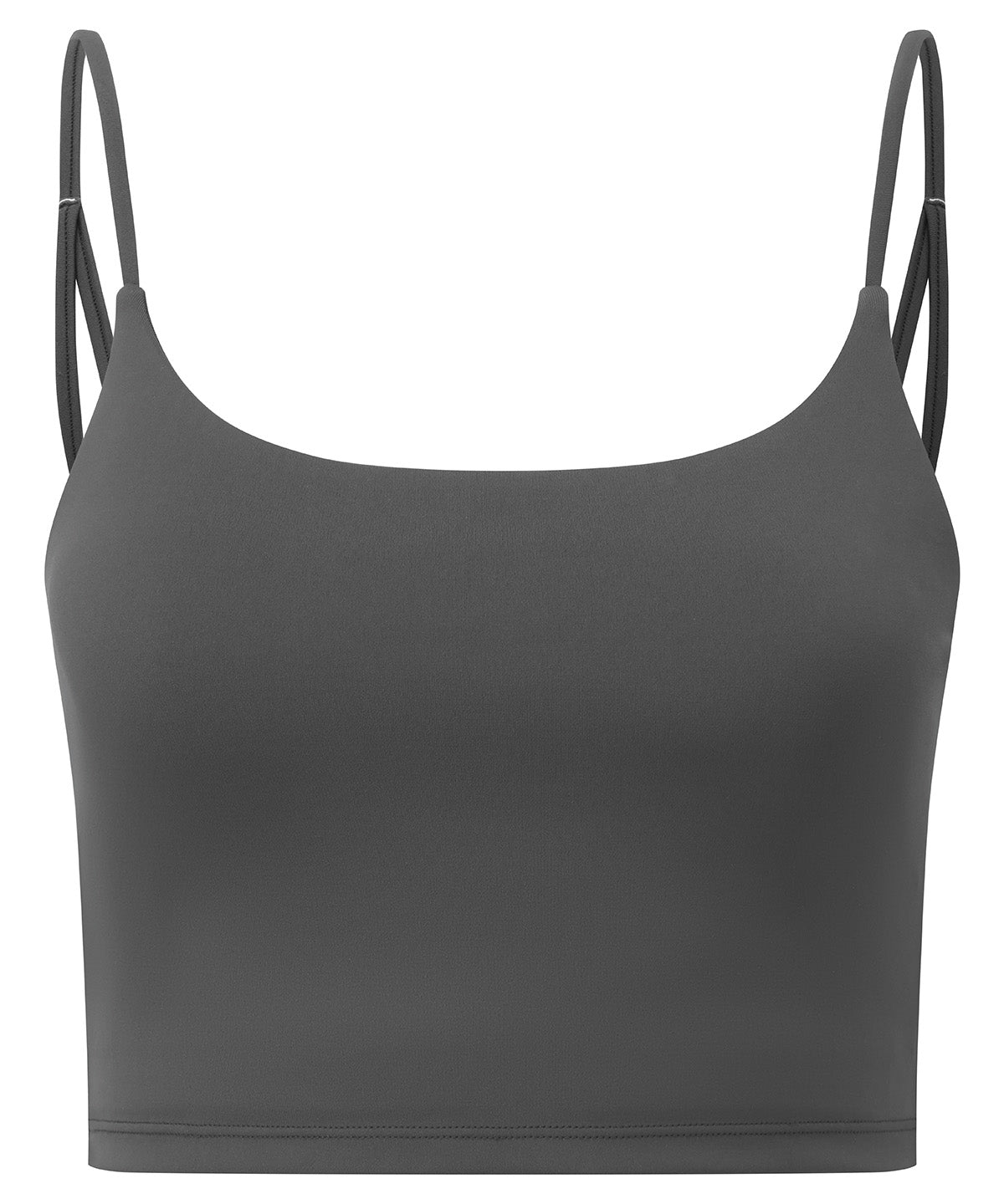 Women's TriDri recycled luxe bra - Charcoal