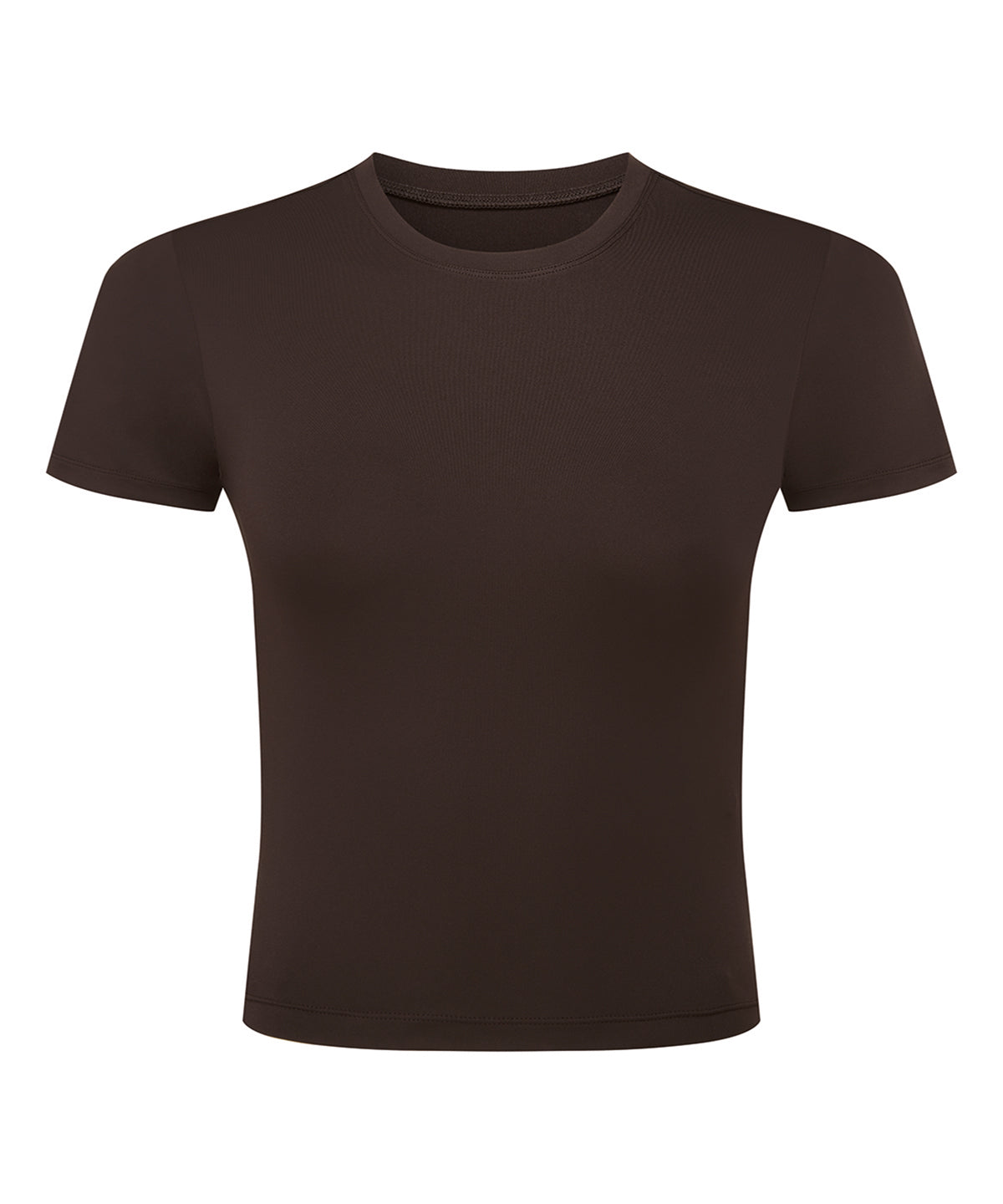 Women's TriDri luxe fitted tee - Chocolate