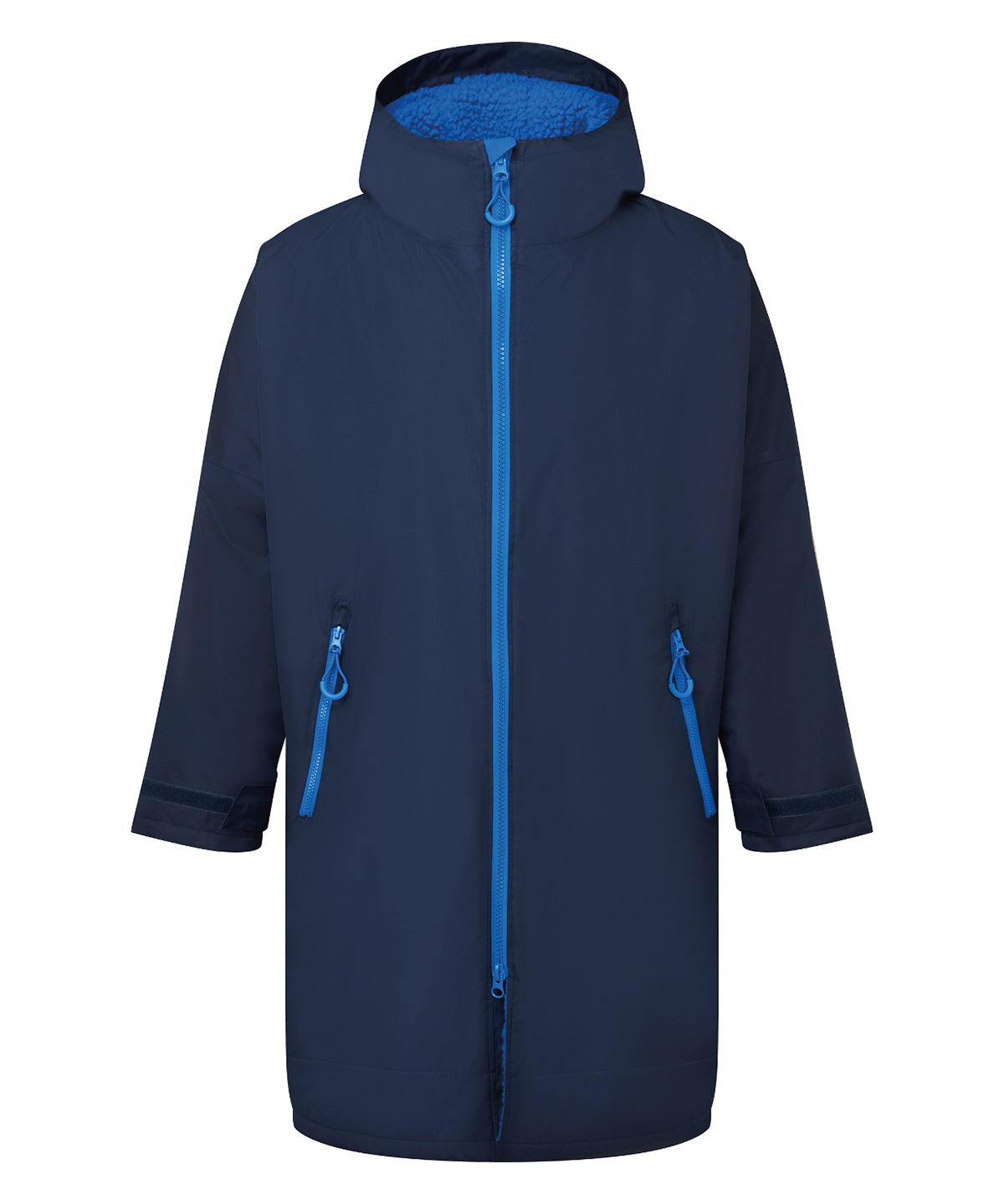 Tridri® Recycled all-seasons waterproof changing robe - Navy/Sapphire