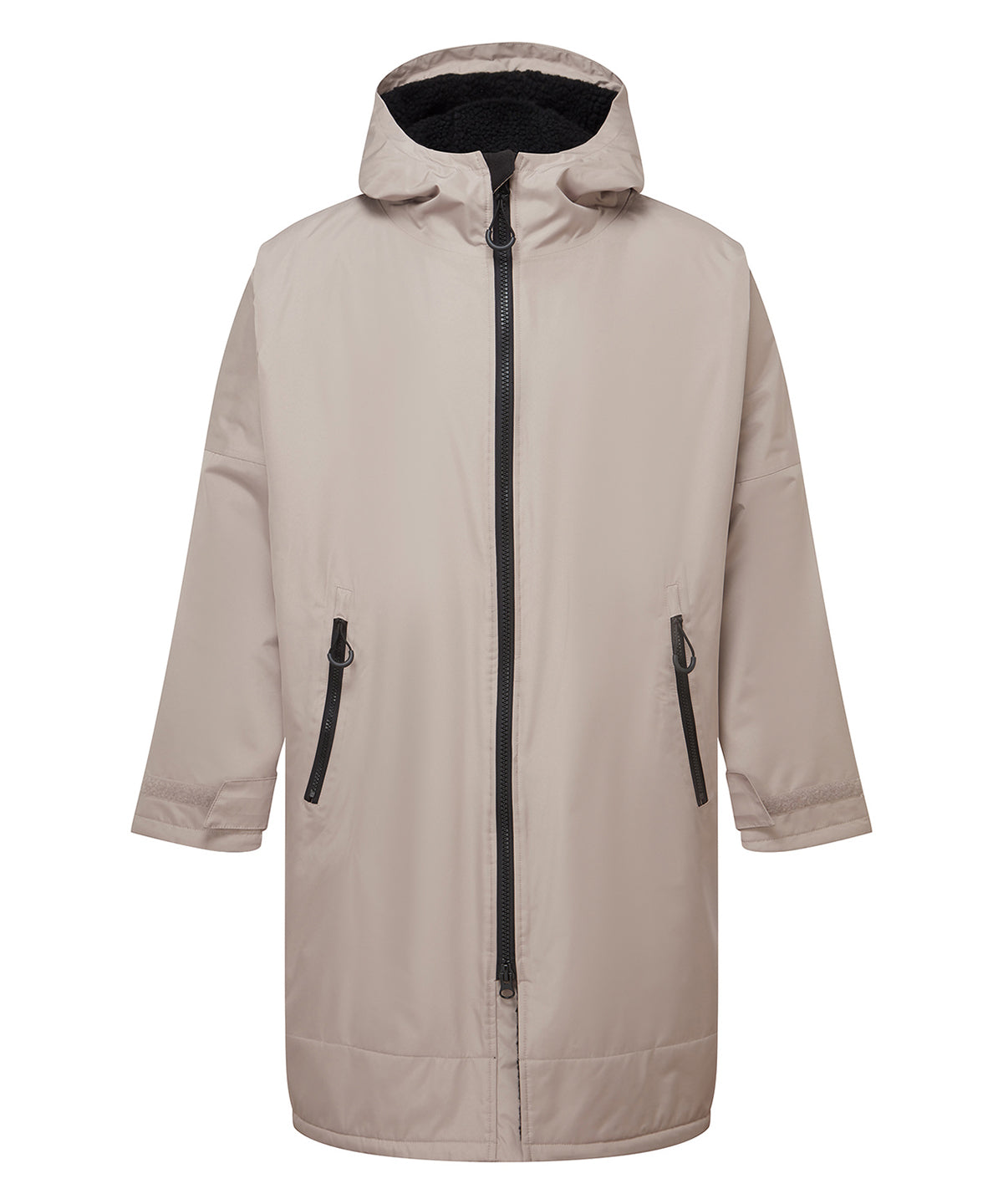 Tridri® Recycled all-seasons waterproof changing robe - Stone/Black