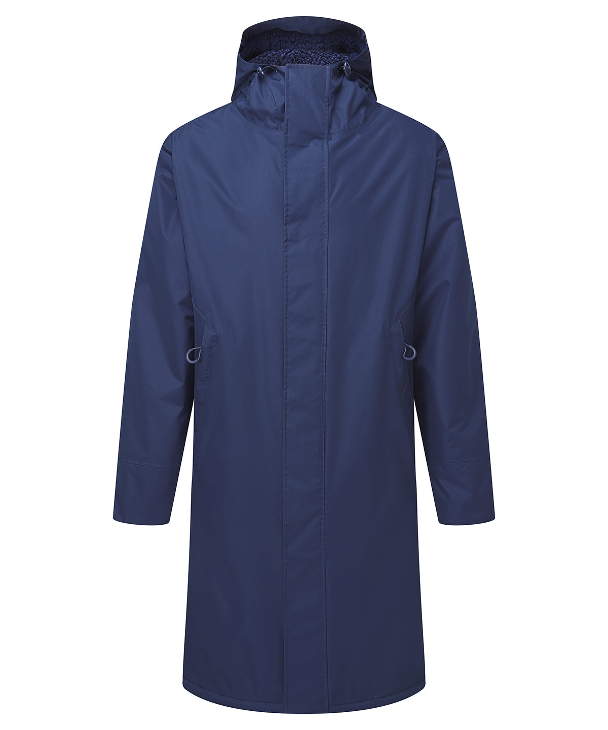 TriDri® Recycled all-seasons waterproof longline robe - Navy/Navy