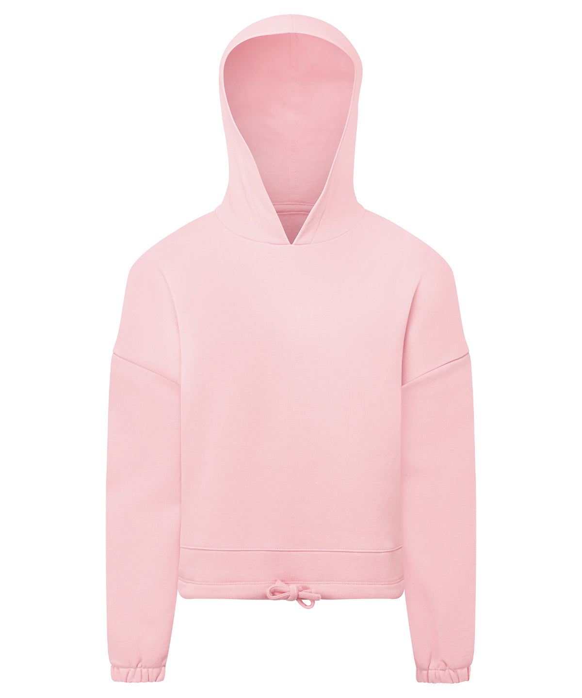 Kids TriDri® recycled cropped oversize hoodie - Light Pink