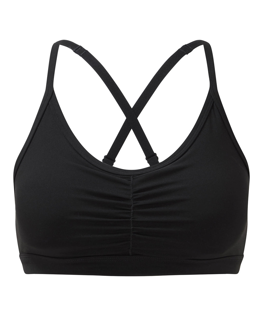 Tridri® ruched sports bra (medium impact)