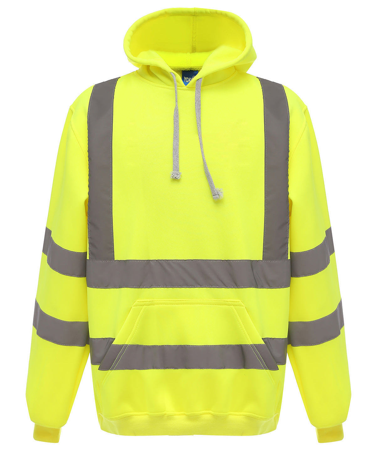 Hi-vis pull-over hoodie (HVK05) - Yellow
