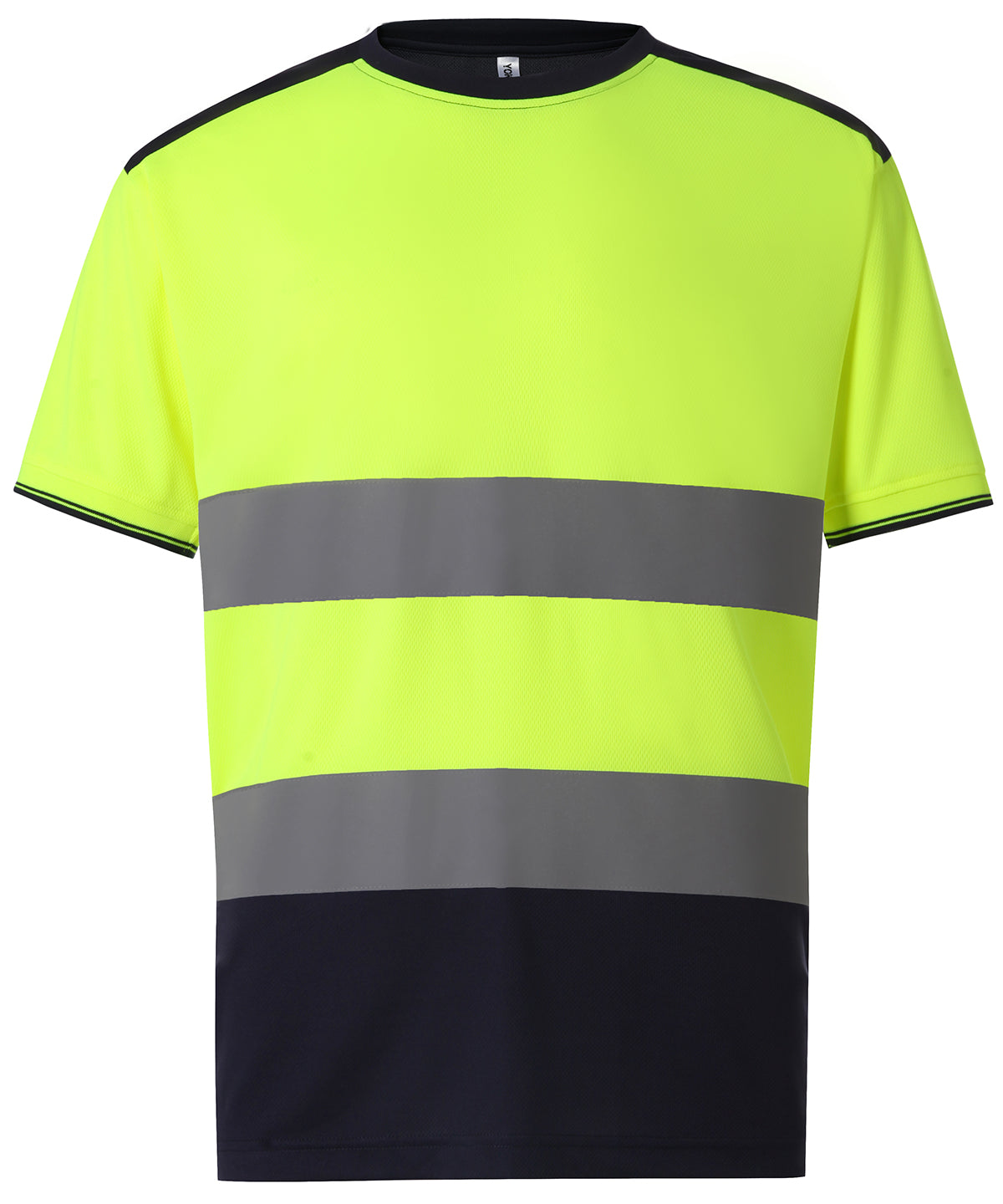 Hi-vis two-tone t-shirt (HVJ400) - Yellow/Navy