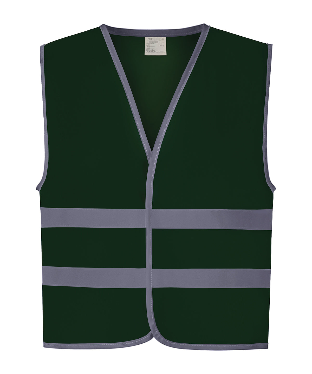 Hi-vis reflective border kids waistcoat (HVW102CH) - Paramedic Green