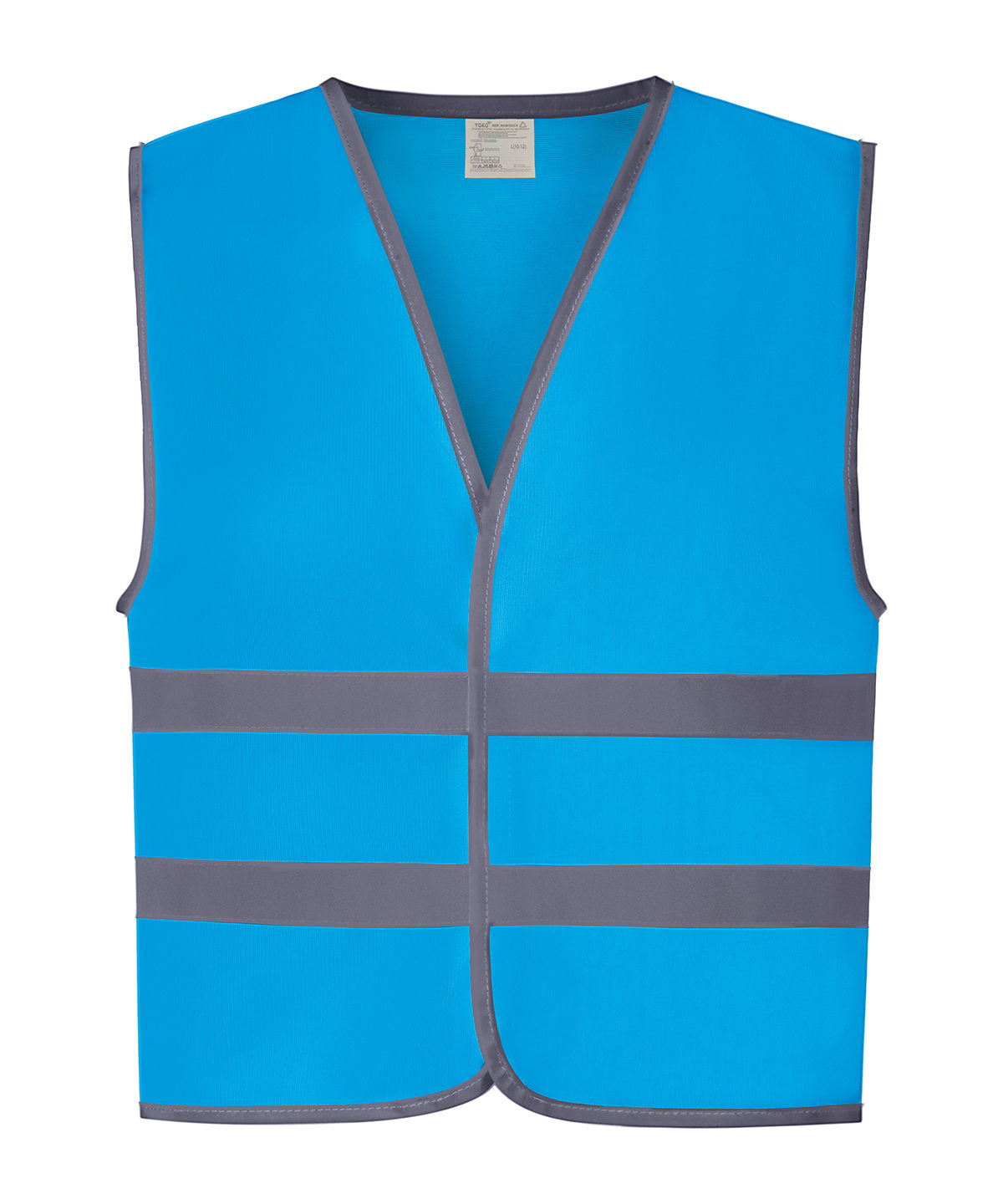 Hi-vis reflective border kids waistcoat (HVW102CH) - Sapphire
