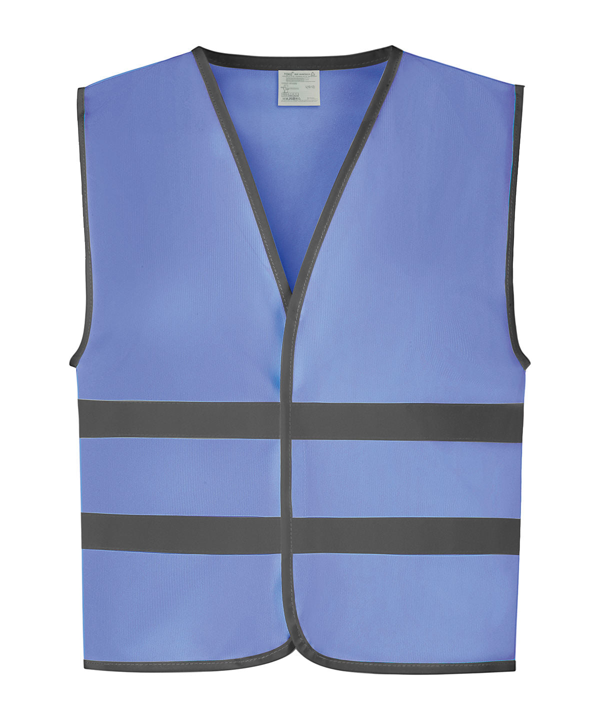 Hi-vis reflective border kids waistcoat (HVW102CH) - Sky