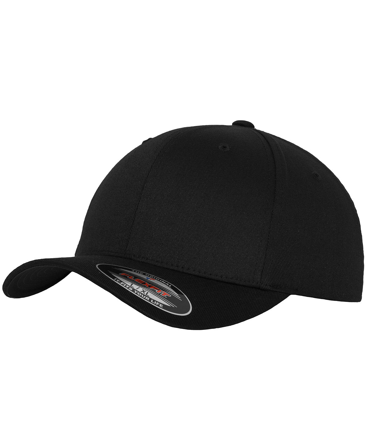 Flexfit fitted baseball cap (6277) - Black/Black