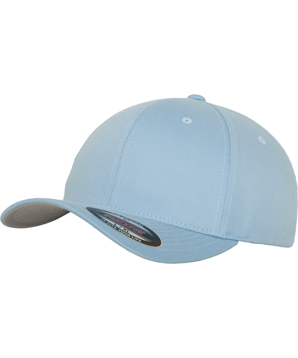 Flexfit fitted baseball cap (6277) - Carolina Blue