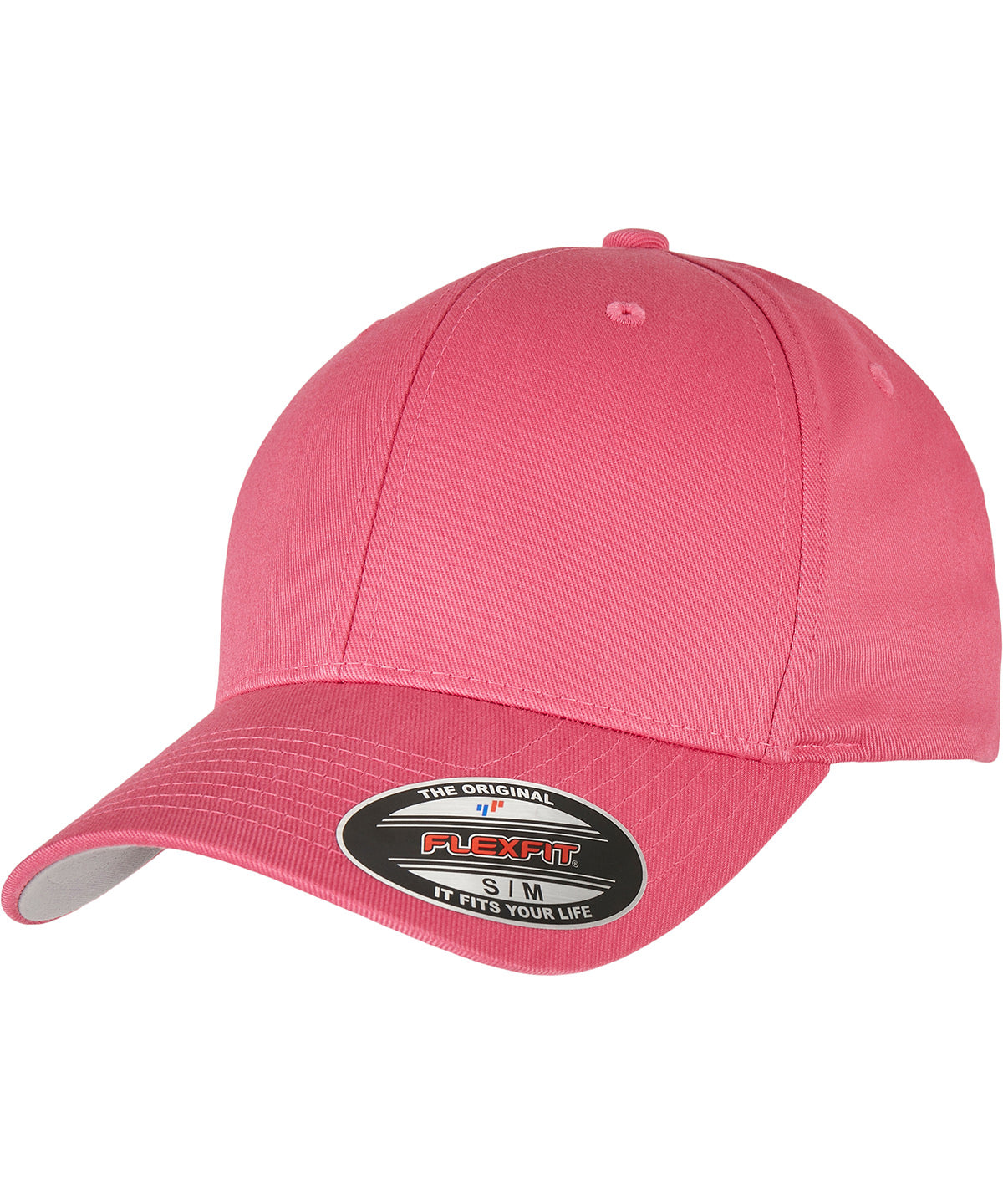 Flexfit fitted baseball cap (6277) - Dark Pink