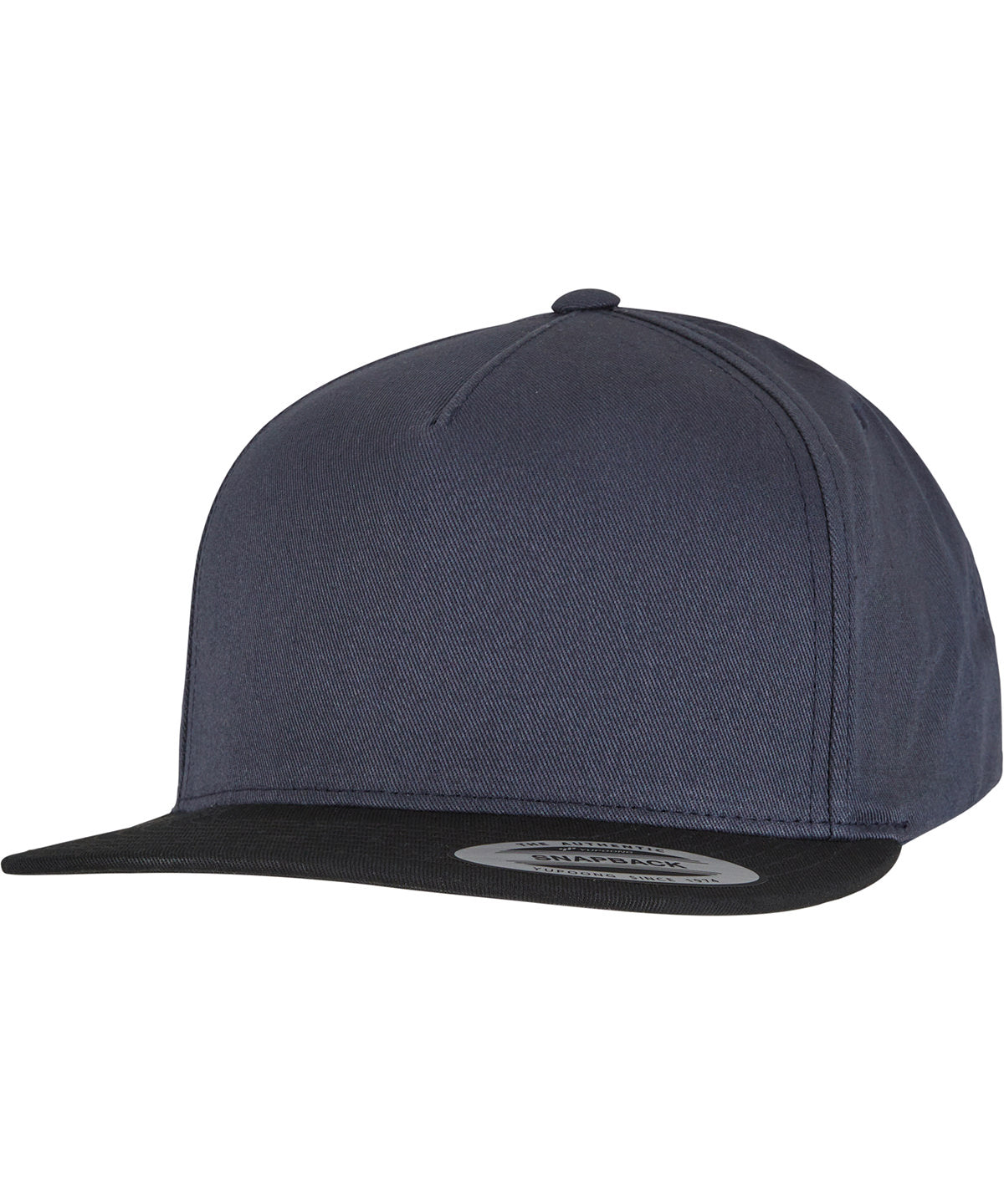 Classic 5-panel snapback (6007) - Navy/Black